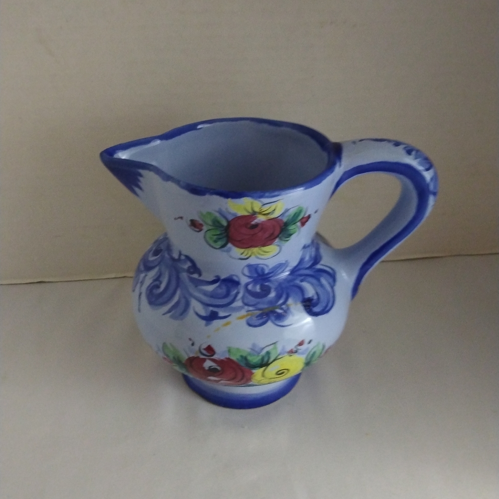 Vestal Portugal Floral Ceramic Vase